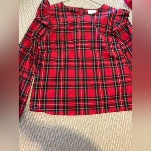 Boutique Christmas flannel top!